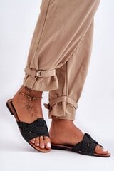 Flip-flops Step in style, black M1077924 цена и информация | Женские тапочки | pigu.lt