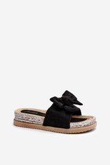 Flip-flops Step in style, black M1137011 цена и информация | Женские тапочки | pigu.lt