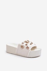 Flip-flops Step in style, white M1139631 цена и информация | Женские тапочки | pigu.lt