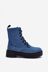 Bootie Step in style, blue M1084901 цена и информация | Женские сапоги | pigu.lt