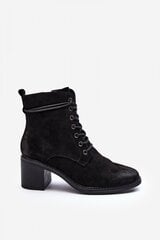 Heel boots Step in style, black M1114701 цена и информация | Женские сапоги | pigu.lt