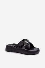 Flip-flops Step in style, black M1137016 цена и информация | Женские тапочки | pigu.lt