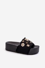 Šlepetės moterims Step In Style M1139637, juodos цена и информация | Женские тапочки | pigu.lt