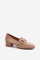 Heel pumps Step in style, beige M1131305 цена и информация | Женские туфли | pigu.lt