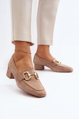 Heel pumps Step in style, beige M1131305 цена и информация | Женские туфли | pigu.lt