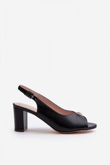 Sandals Step in style, black M1129579 цена и информация | Женские босоножки | pigu.lt