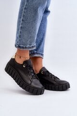 Low Shoes Step in style, black M1114509 цена и информация | Женские туфли | pigu.lt