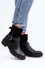 Heel boots Step in style, black M1103081 цена и информация | Женские сапоги | pigu.lt