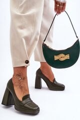 Heel pumps Step in style, green M1086429 цена и информация | Женские туфли | pigu.lt