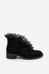 Heel boots Step in style, black M1089574 цена и информация | Женские туфли | pigu.lt