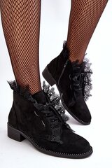 Heel boots Step in style, black M1089574 цена и информация | Женские туфли | pigu.lt