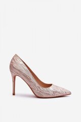 High heels Step in style, pink M1111045 цена и информация | Женские туфли | pigu.lt