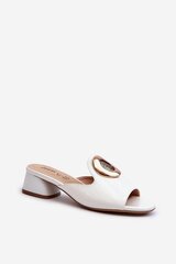 Flip-flops Step in style, white M1137027 цена и информация | Женские тапочки | pigu.lt