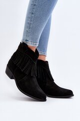 Heel boots Step in style, black M1116350 цена и информация | Женские сапоги | pigu.lt