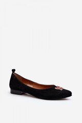 Ballet flats Step in style, black M1116966 цена и информация | Женские туфли | pigu.lt