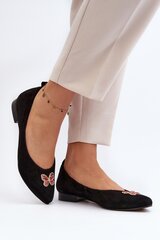 Ballet flats Step in style, black M1116966 цена и информация | Женские туфли | pigu.lt