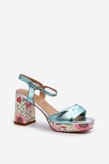 Heel sandals Step in style, blue M1139732 цена и информация | Женские босоножки | pigu.lt