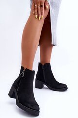 Heel boots Step in style, black M1086816 цена и информация | Женские сапоги | pigu.lt