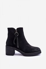 Heel boots Step in style, black M1086816 цена и информация | Женские сапоги | pigu.lt