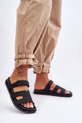 Flip-flops Step in style, black M1077741 цена и информация | Женские тапочки | pigu.lt