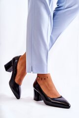 Heel pumps Step in style, black M1080030 цена и информация | Женские туфли | pigu.lt