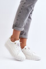 Low Shoes Step in style, white M1119655 цена и информация | Женские туфли | pigu.lt