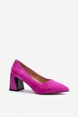 Block heel pumps Step in style, pink M1120628 цена и информация | Женские туфли | pigu.lt