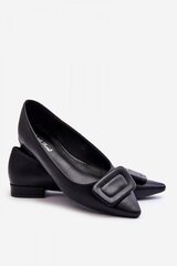 Ballet flats Step in style, black M1065803 цена и информация | Женские туфли | pigu.lt