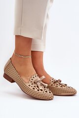 Ballet flats Step in style, beige M1125764 цена и информация | Женские туфли | pigu.lt