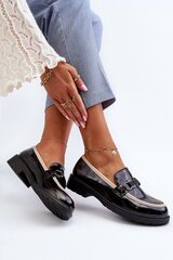 Low Shoes Step in style, black M1127930 цена и информация | Женские туфли | pigu.lt