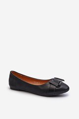 Ballet flats Step in style, black M1136425 цена и информация | Женские туфли | pigu.lt