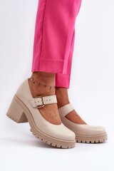 Heel pumps Step in style, beige M1131305 цена и информация | Женские туфли | pigu.lt