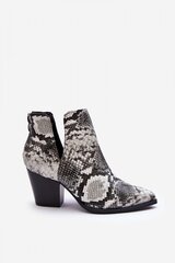 Heel boots Step in style, white M1079931 цена и информация | Женские сапоги | pigu.lt