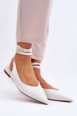 Ballet flats Step in style, white M1065814 цена и информация | Женские туфли | pigu.lt