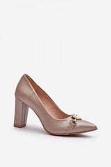 Block heel pumps Step in style, pink M1127750 цена и информация | Женские туфли | pigu.lt