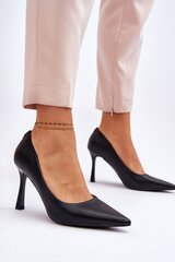 High heels Step in style, black M1044240 цена и информация | Женские туфли | pigu.lt