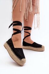 Espadrilės moterims Step In Style, juodos kaina ir informacija | Bateliai moterims | pigu.lt