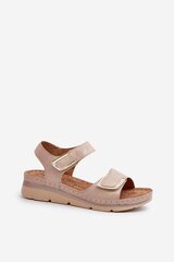 Sandals Step in style, beige M1140645 цена и информация | Женские босоножки | pigu.lt