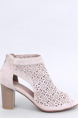 Block heel pumps Inello, beige M1141149 цена и информация | Женские туфли | pigu.lt