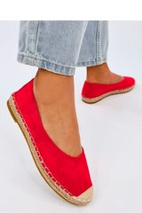 Espadrille Inello, red M1117390 цена и информация | Женские туфли | pigu.lt