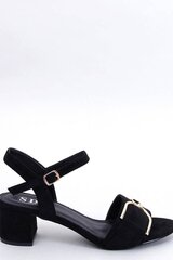 Heel sandals Inello, black M1141209 цена и информация | Женские босоножки | pigu.lt