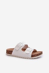 Flip-flops Step in style, white M1142000 цена и информация | Женские тапочки | pigu.lt