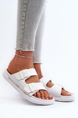 Flip-flops Step in style, white M1142012 цена и информация | Женские тапочки | pigu.lt