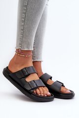 Flip-flops Step in style, black M1142024 цена и информация | Женские тапочки | pigu.lt