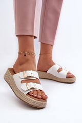 Flip-flops Step in style, white M1142036 цена и информация | Женские тапочки | pigu.lt