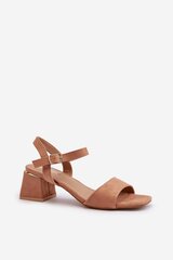 Sandals Step in style, brown M1142968 цена и информация | Женские босоножки | pigu.lt