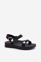 Sandals Step in style, black M1142889 цена и информация | Женские босоножки | pigu.lt