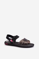 Sandals Step in style, black M1142895 цена и информация | Женские босоножки | pigu.lt