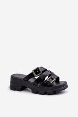 Flip-flops Step in style, black M1143356 цена и информация | Женские тапочки | pigu.lt