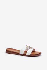 Flip-flops Step in style, white M1143337 цена и информация | Женские тапочки | pigu.lt